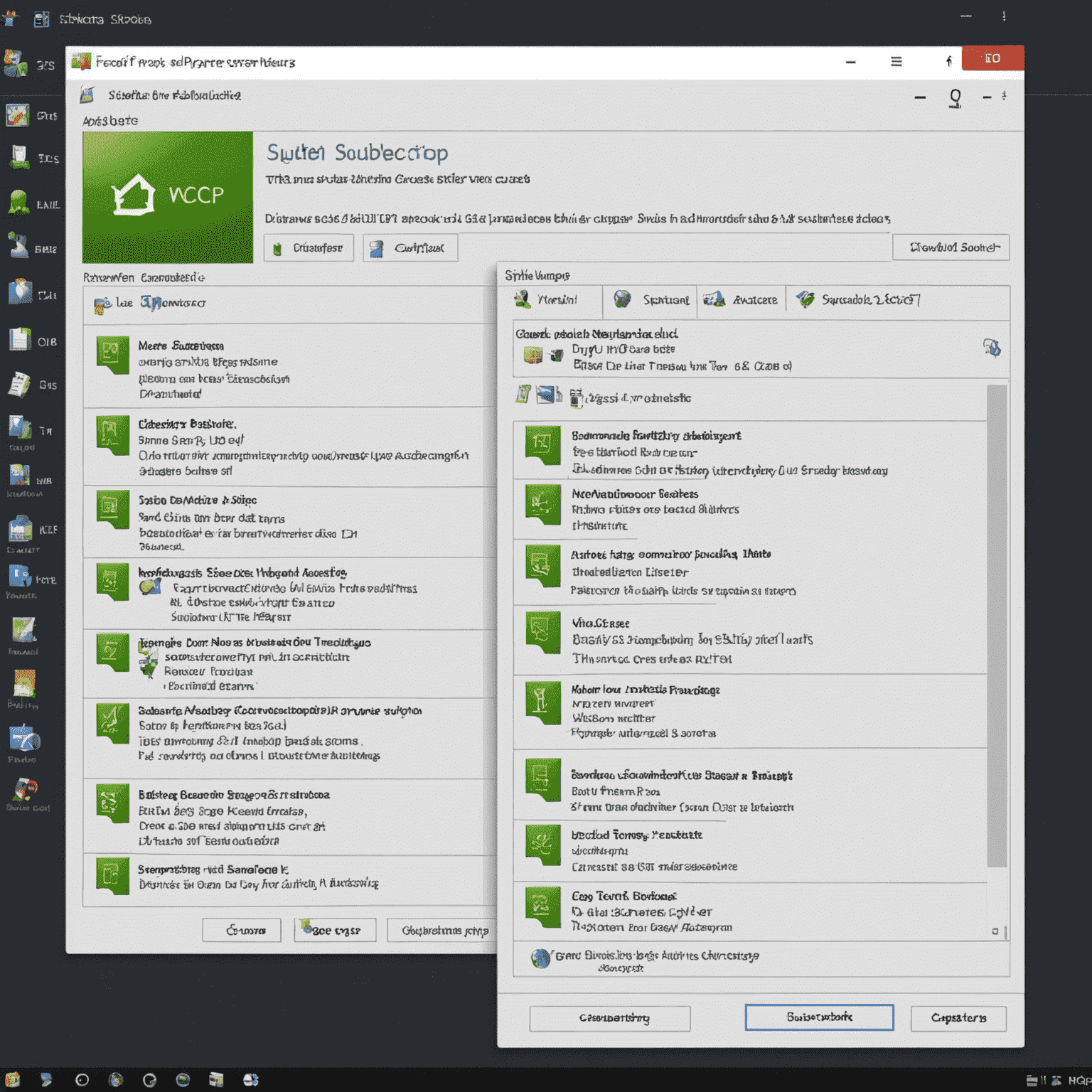 WinSCP interface screenshot showing the main window with file transfer panes and connection details
